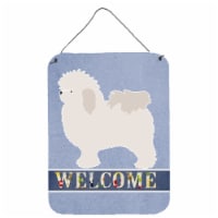 Carolines Treasures  BB8309DS1216 Bolognese Welcome Wall or Door Hanging Prints,