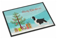 Carolines Treasures BB8435JMAT English Springer Spaniel Christmas Doormat 24x36