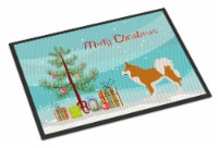Carolines Treasures BB8502MAT Icelandic Sheepdog Christmas Doormat 18x27