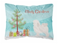 Carolines Treasures  BB8471PW1216 Bolognese Christmas Canvas Fabric Decorative P