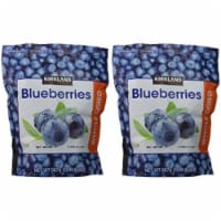 Kirkland Signature Whole Dried Blueberries: 2 Bags of 20 Oz (1 Bag is 1LB 4 OZ)