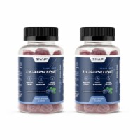 Sugar Free Natural Energy L Carnitine Gummy - Pre Workout, Recovery - 2 Pack