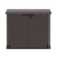 Duramax CedarGrain StoreAway 1200 Liter Outdoor Deck & Garden Storage Box, Brown