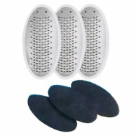 Replacement Blades with Emery Pads, 3 pack and Miracle Foot Repair Cream