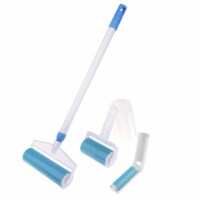 Deluxe Lint Roller - Quickly Cleans Clothes Furniture Pillows Carpets Pet Hair And Floors