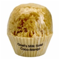 Gracian Goats Milk TS-10 Cupcake soap with sponge - Coco Mango
