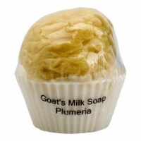 Gracian Goats Milk TS-14 Cupcake soap with sponge - Plumeria