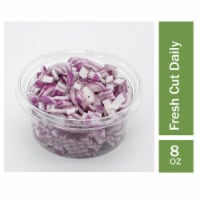 Fresh Cut Diced Red Onions