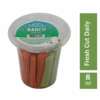 Fresh Cut Celery & Carrots with Ranch Snack Cup Perspective: Main