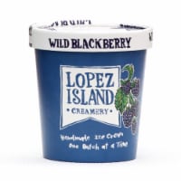 Lopez Island Creamery Wild Blackberry Ice Cream Pint Perspective: Main