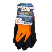 Lfs Glove Wonder Grip Extra Tough Garden Gloves Large Sienna WG510L