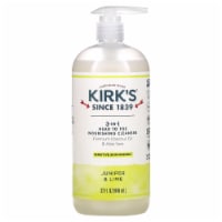 Kirk's 3-in-1 Head to Toe Nourishing Cleanser Juniper & Lime - 32 fl oz (946 ml)