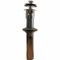 Watco Sink Drain,D 1-1/4 ,L 9 ,Brass,Slip  800-PP-BRS-CP