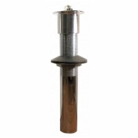 Watco Sink Drain,D 1-1/4 ,L 9 ,Brass,Slip  801-PF-BRS-CP
