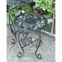 Innova Hearth & Home S049-85 18 in. Folding Plant Stand - Antique Brass