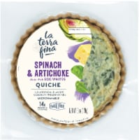La Terra Fina® Spinach & Artichoke Quiche Perspective: Main