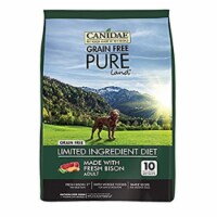 Canidae Pet Foods CD01587 10 lbs Grain Free Pure Dog Bison Food 1