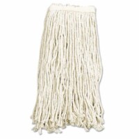 1711148 31 in. Cotton & Synthetic Cut-End Wet Mop Head Natural