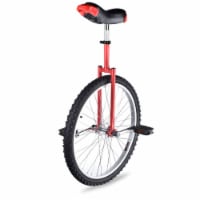 Yescom 24 In Wheel Outdoor Unicycle Adjustable Seat Anti-Skid Pedal Circus Bike for Adults