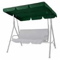 64 x47 Swing Canopy Replacement UV30+ 180gsm Patio Top Cover Outdoor Green