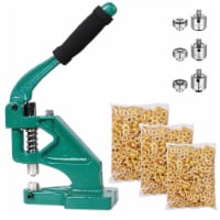 3 Dies #0/2/4 Hand Press Eyelet Grommet Machine Heavy Duty Hole Punch Tool Kit