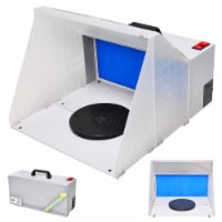 Portable Hobby Airbrush Paint Spray Booth Kit Oder Extractor Gun Toy Model Parts