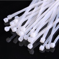 DELight™ 50pcs 3-7/8 Cable Wire Zip Tie Self-Locking Nylon Strap LED Rope Light
