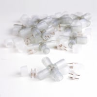 DELight? 10pcs 2 Wire 1/2 Compression X-Connector Pins for LED Rope Lights