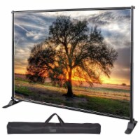 10' Telescopic Adjustable Backdrop Stand Trade Show Photo Display Wall Exhibitor