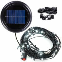 48 LED Solar String Light Cool White Fit for 10ft 8 Ribs Outdoor Aluminum Patio Umbrella