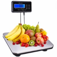 660lbs LCD AC Digital Floor Bench Scale Postal Platform Shipping 300KG Weigh Perspective: Main