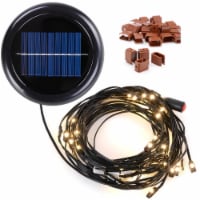 30 LED Solar String Light Warm White Fit for 6-Rib 8ft 9ft Outdoor Patio Wooden Umbrella