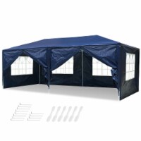 10' x 20' Party Wedding Outdoor Patio Tent Canopy Gazebo Event w/ 6 Removable Walls