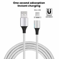 Magnetic Cable for Android Silvery