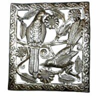 Croix des Bouquets Two Birds Metal Wall Art- 11 by 12 in.