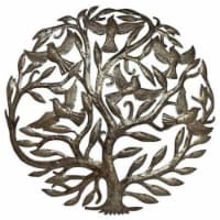 Croix des Bouquets Steel Drum Art Tree Of Life- 24 in.