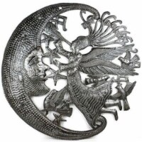 Croix des Bouquets Angel & Moon Metal Art