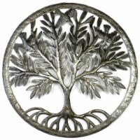 Croix Des Bouquets HMDRTREE Handmade & Fair Trade Tree of Life in Ring Wall Art