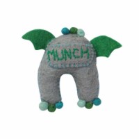 Global Groove GLG2403-03-241368 Handmade & Fair Trade Felt Sea Tooth Monster