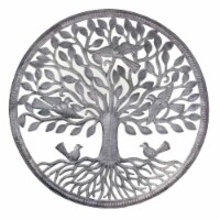 Croix-Des-Bouquets HMDTREE16 Handmade Birds on Roots Tree of Life Wall Art
