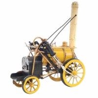 Old Modern Handicrafts AJ011 1829 Yellow Stephenson Rocket Steam Locomotive Model Airplane