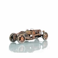 Old Modern Handicrafts AJ088 1924 Bugatti Type 35 Open Frame Car Model - 15.25 x 5 x 4 in.
