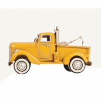 Old Modern Handicrafts AJ110 1926 Pennzoil Tow Truck Yellow Metal Handmade