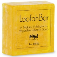 Primal Elements Tahitian Vanilla Loofah Bar Soap Perspective: Main