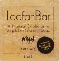Primal Elements Lime Loofah Bar Soap Perspective: Main
