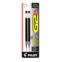 Pilot  Bold Print Refill for G2 Gel Ink Pen&#44; Black - Pack of 2