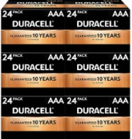 Duracell MN2400BKD CopperTop Alkaline Batteries, AAA, 144/Case