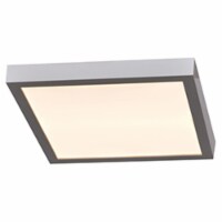 Access lighting 20076LEDD-SILV-ACR 9 x 9 x 1 in. Ulko Exterior LED Wet Location Flush Mount,