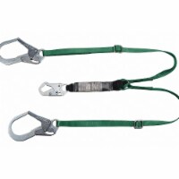 Msa Safety Shock-Absorbing Lanyard,Green  10190400