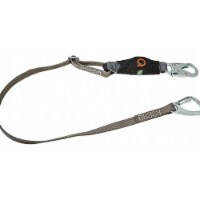 Msa Safety Shock-Absorbing Lanyard,Gray  10193943